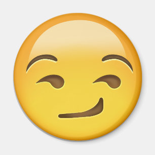 Smila ansikte Emoji Magnet