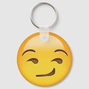 Smila ansikte Emoji Nyckelring