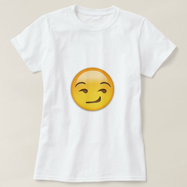 Smila ansikte Emoji T Shirt (Design framsida)