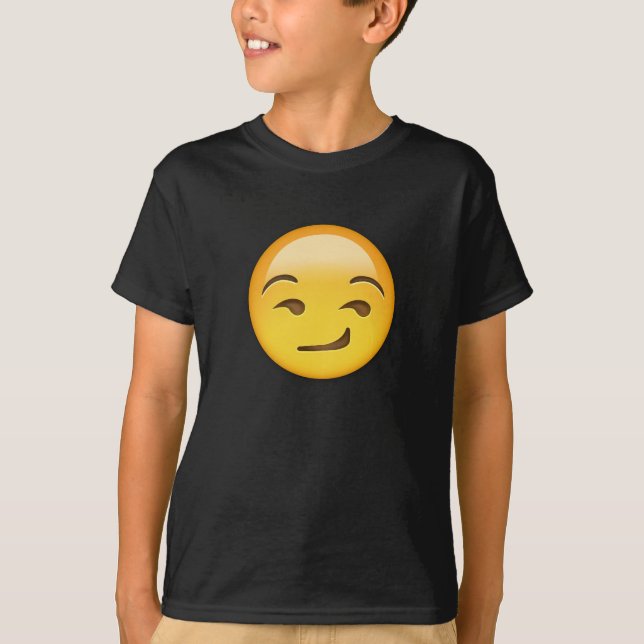 Smila ansikte Emoji T-shirt (Framsida)