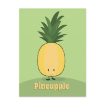 Smilande ananas | vykort