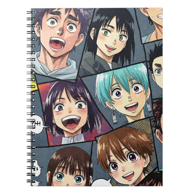 Smilande Ansikte, Manga av Natasha Us Anteckningsbok (Framsidan)