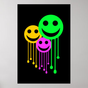 Smilande ansikte poster