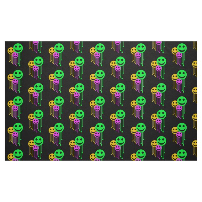 Smilande ansikte tyg (Fat Quarter)