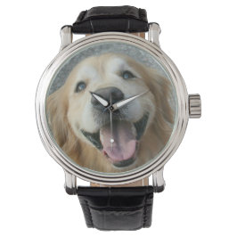 Smilande Golden Retriever Armbandsur