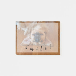 Smilande Golden Retriever Post-it Block