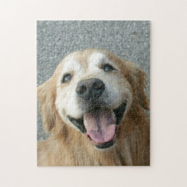 Smilande Golden Retriever Pussel