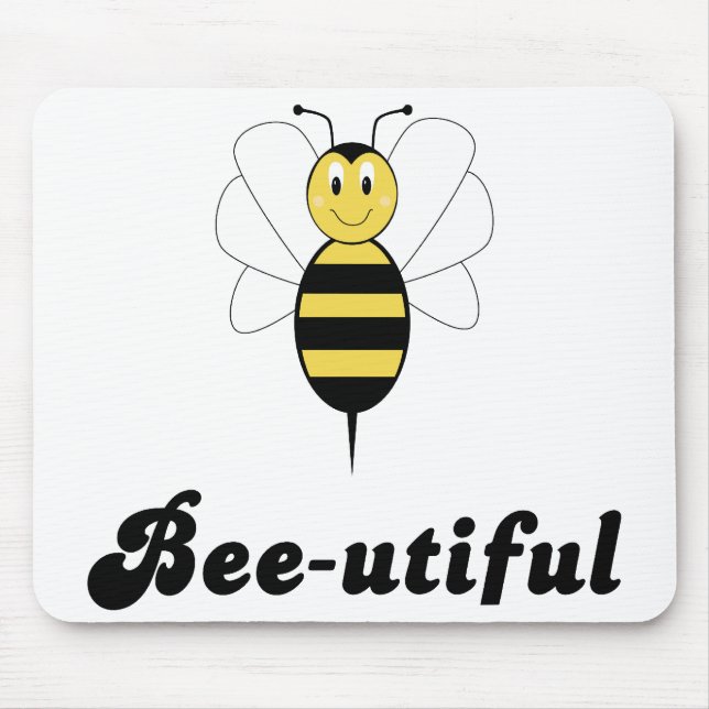 Smilande Humla Bee-utiful Mousepad Musmatta (Framsidan)
