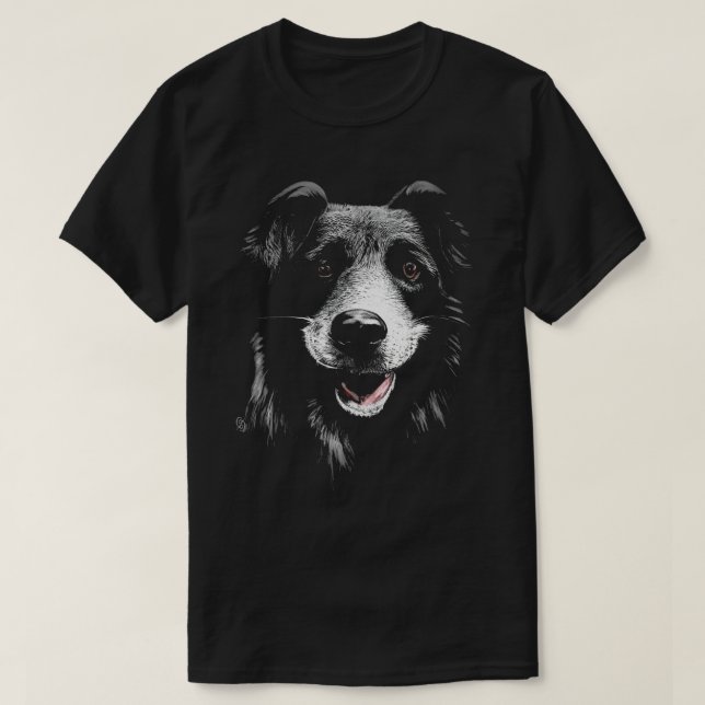 Smilande Hund T-Shirt (Design framsida)