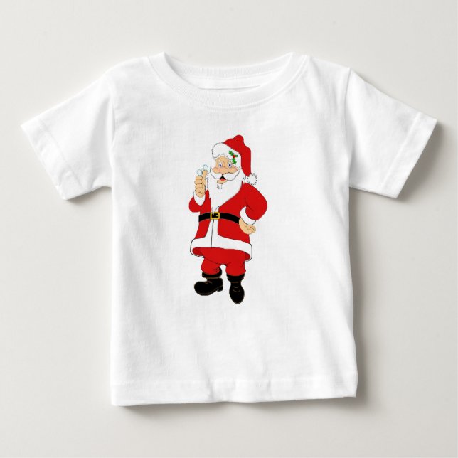 Smilande jultomten t shirt (Framsida)