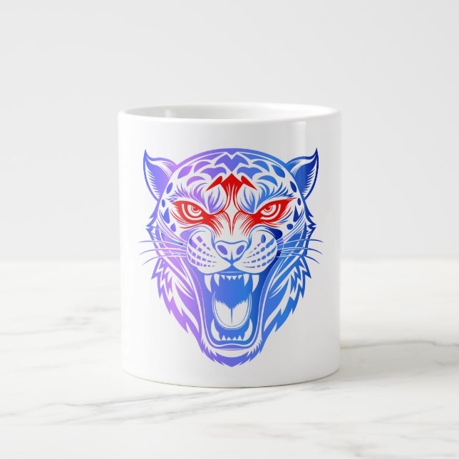 Smilande Kattunge Jumbo Mugg (Framsidan)