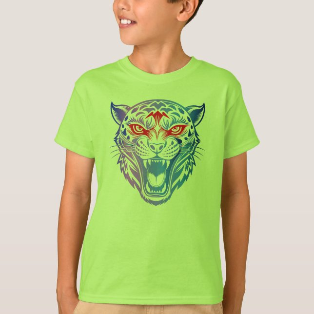 Smilande Kattunge T Shirt (Framsida)
