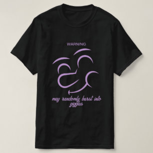 Smilande Manar i Ansikte T Shirt