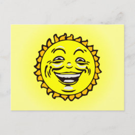 Smilande Sol Vykort