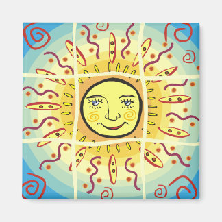 Smilande Solar Sol Squares Magnet