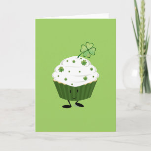 Smilande St. Patrick's day cuppie Kort