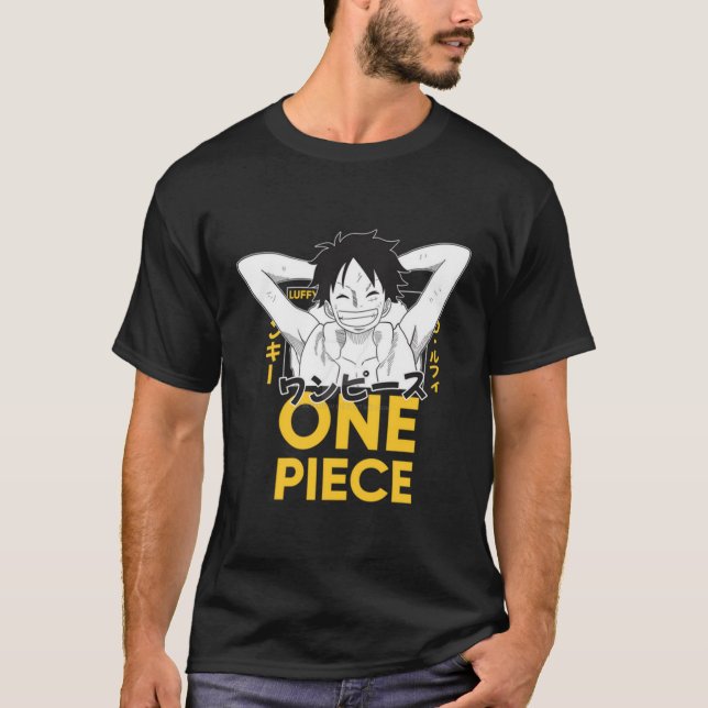Smilda Anime Pirat Manga Stil Art T Shirt (Framsida)