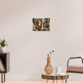 Smilda Ansikte Art Poster