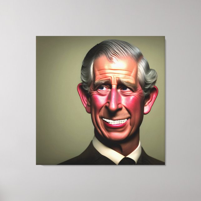 Smilda Kung Charles III Wall Art Canvastryck (Framsida)