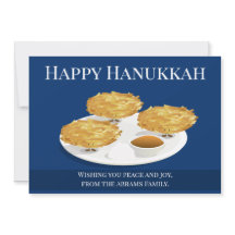Smilda Latkes Tecknad Helgdag Hanukkah