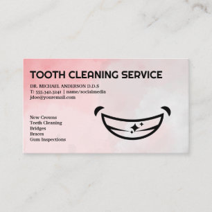 Smilda Logotypen Ansikte Dentalt Visitkort
