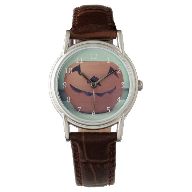 Smilda Pumpkin Watch Armbandsur (Framsida)