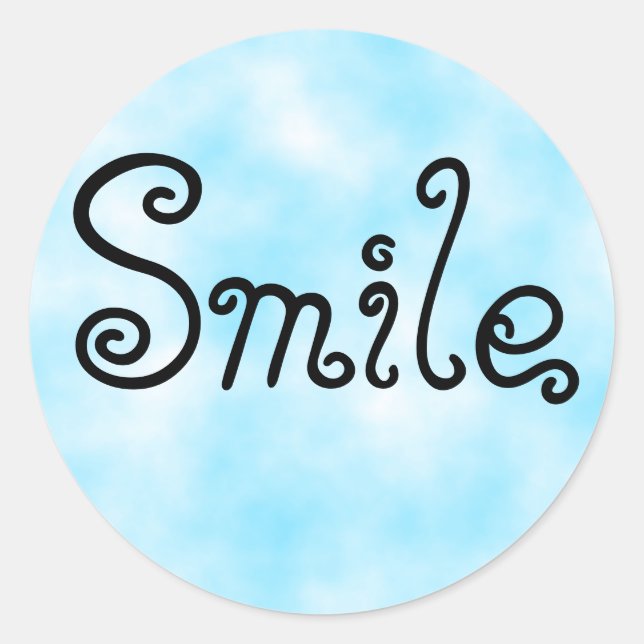 Smildekal Runt Klistermärke (Framsida)