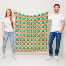 Smildrande monsterblock ansikte