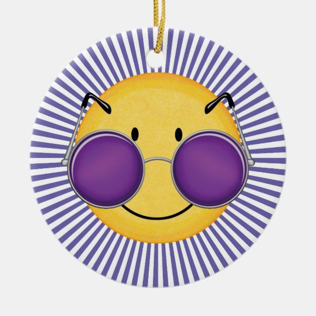 Smile 2 - SRF Julgransprydnad Keramik (Framsidan)