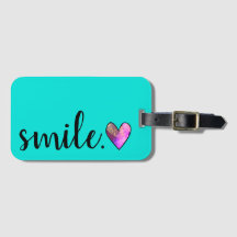 SMILE - Akvarellhjärta