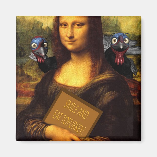 Smile and Eat Tofurkey Magnet (Framsidan)
