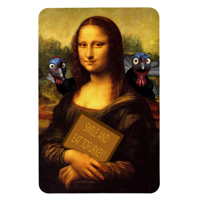 Smile and Eat Tofurkey Magnet (Vertikal)