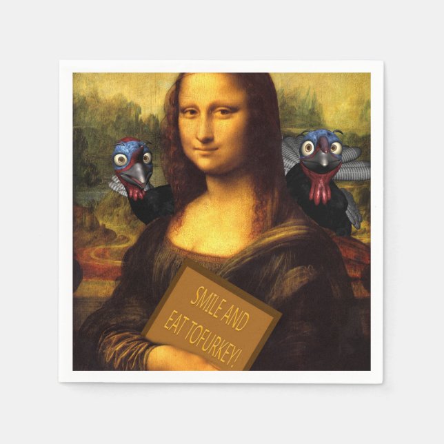 Smile and Eat Tofurkey Pappersservett (Framsidan)