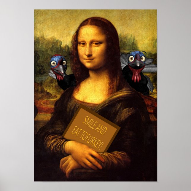 Smile and Eat Tofurkey Poster (Framsidan)