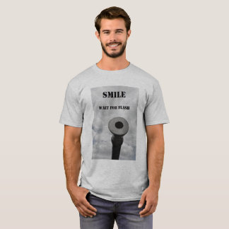 smile and waitt for flash tee shirt
