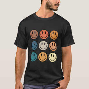 Smile Ansikte 70'S Lycklig Smilande Ansikte T Shirt