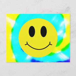 Smile Ansikte Classic Vykort