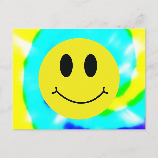 Smile Ansikte Classic Vykort (Framsida)