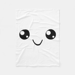 Smile Ansikte Fleecefilt