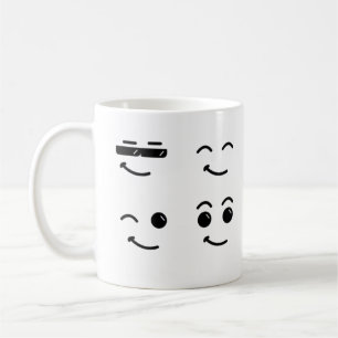 Smile Ansikte Gesture Kaffemugg