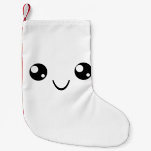 Smile Ansikte Liten Julstrumpa
