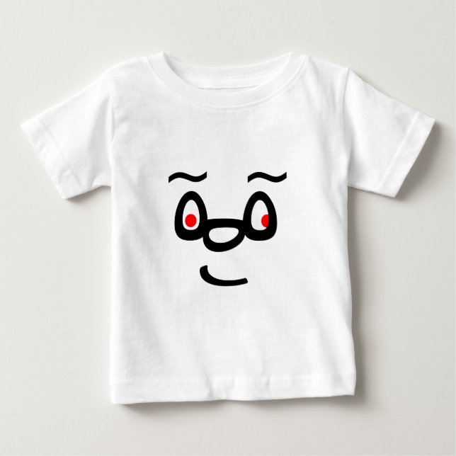 Smile Ansikte Tee Shirt (Framsida)