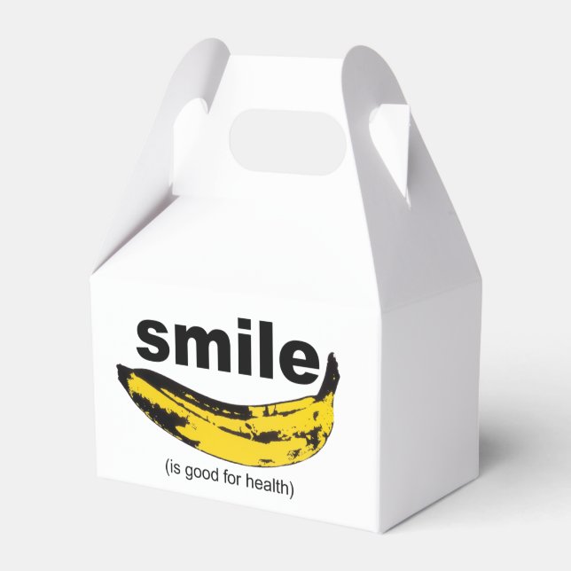 Smile är bra för hälsokubikens favoritruta presentaskar (Framsidan Sidan)