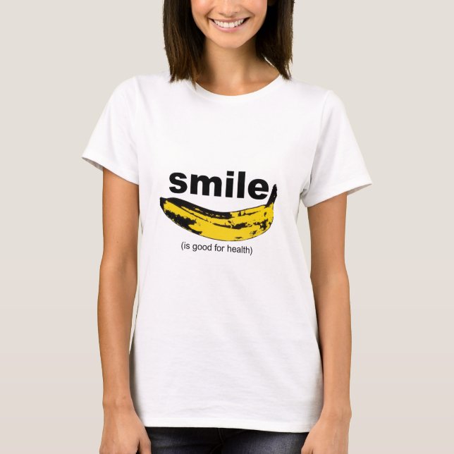 SMILE är bra för hälsovård Kvinnors tanktop T-shirt (Framsida)