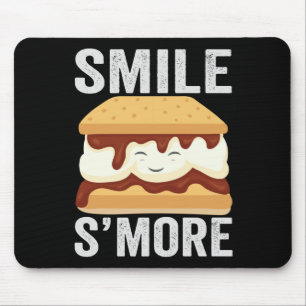 Smile är mer roligt utomhus Camping Älskare Gift Musmatta