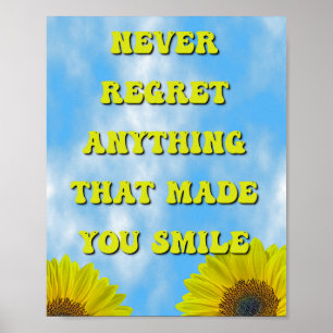 Smile åt dig poster