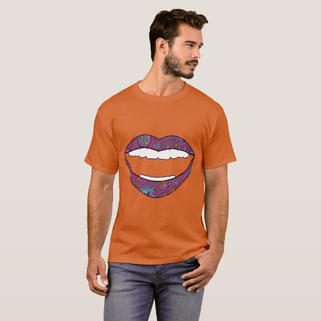 "Smile" av Jessica Jolia T Shirt (Hel framsida)