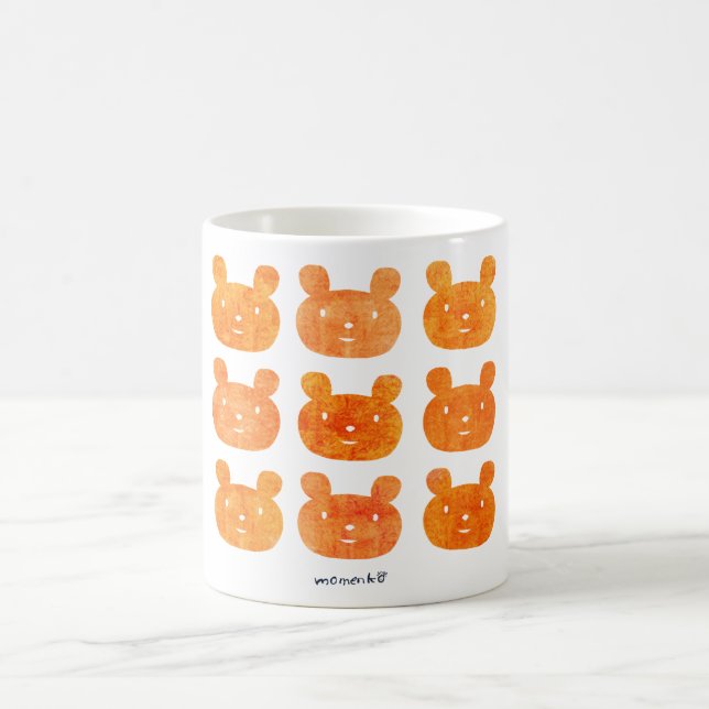 smile bear orange kaffemugg (Center)