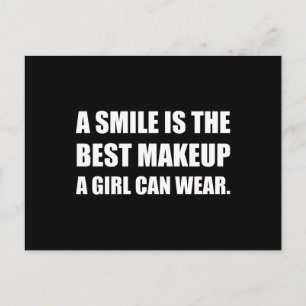Smile Best Makeup Vykort