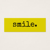 Smile Black Gult Typography